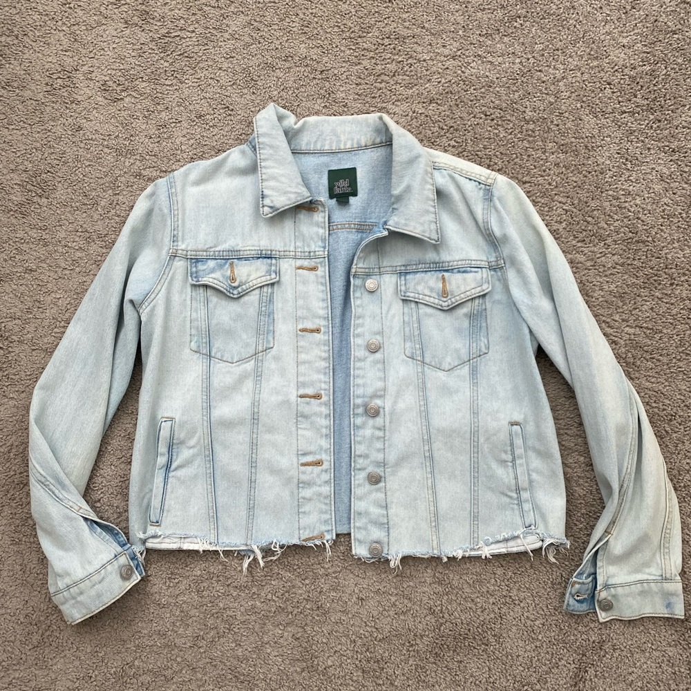 Wild Fable Light Blue Jean Jacket